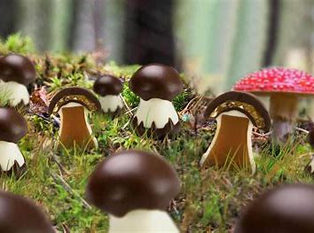 chocolate mushroom candy